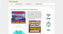 Desktop Screenshot of muscleader.com